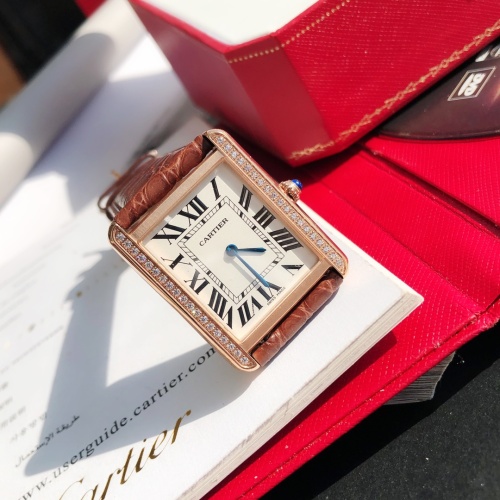 Replica Cartier AAA Quality Watches For Unisex #1139499 $396.69 USD for Wholesale