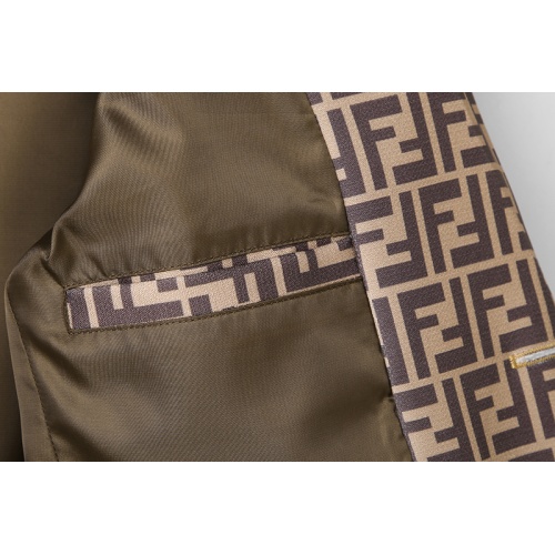 Replica Fendi Jackets Long Sleeved For Men #1141606 $56.00 USD for Wholesale