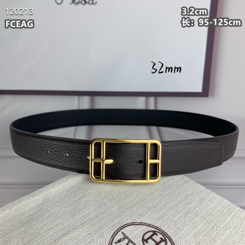 Replica Hermes AAA Quality Belts For Men #1143894 $68.00 USD for Wholesale