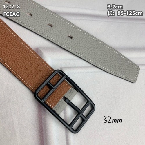 Replica Hermes AAA Quality Belts For Men #1143905 $68.00 USD for Wholesale