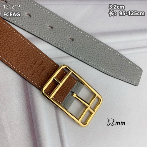 Replica Hermes AAA Quality Belts For Men #1143906 $68.00 USD for Wholesale