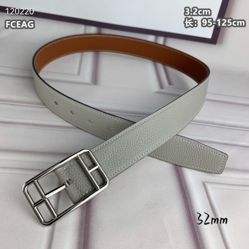 Replica Hermes AAA Quality Belts For Men #1143907 $68.00 USD for Wholesale