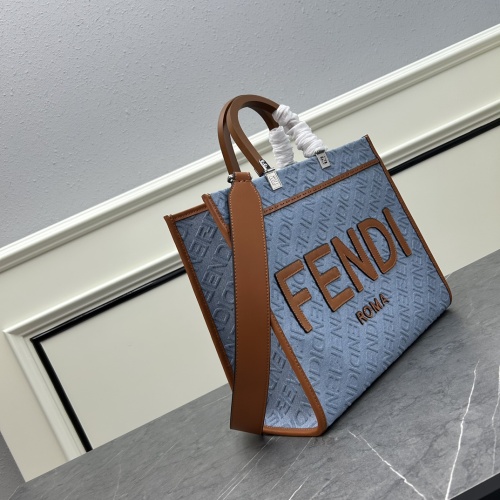 Replica Fendi AAA Quality Tote-Handbags For Women #1144376 $100.00 USD for Wholesale