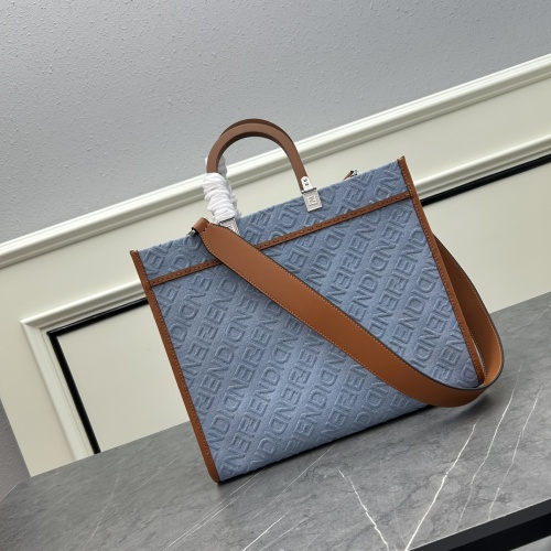 Replica Fendi AAA Quality Tote-Handbags For Women #1144376 $100.00 USD for Wholesale