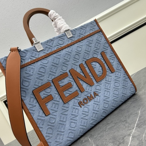 Replica Fendi AAA Quality Tote-Handbags For Women #1144376 $100.00 USD for Wholesale