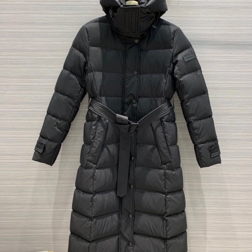 Burberry Down Feather Coat Long Sleeved For Women #1147187 $192.00 USD, Wholesale Replica Burberry Down Feather Coat