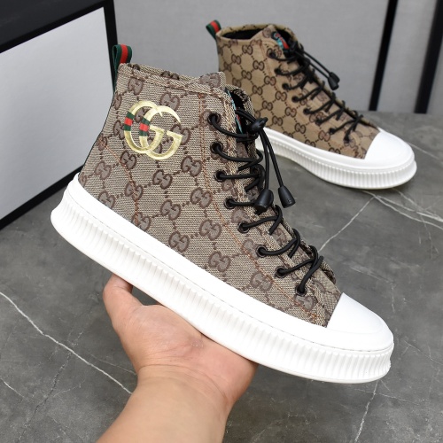 Replica Gucci High Tops Shoes For Men #1148037 $82.00 USD for Wholesale