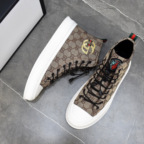 Replica Gucci High Tops Shoes For Men #1148037 $82.00 USD for Wholesale