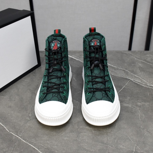 Replica Gucci High Tops Shoes For Men #1148038 $82.00 USD for Wholesale