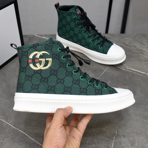 Replica Gucci High Tops Shoes For Men #1148038 $82.00 USD for Wholesale