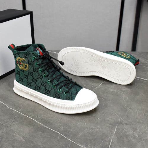 Replica Gucci High Tops Shoes For Men #1148038 $82.00 USD for Wholesale