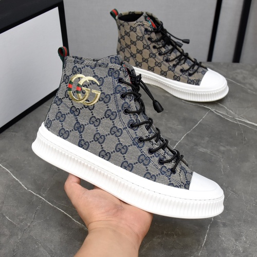 Replica Gucci High Tops Shoes For Men #1148039 $82.00 USD for Wholesale