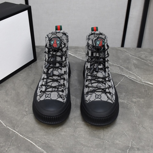 Replica Gucci High Tops Shoes For Men #1148040 $82.00 USD for Wholesale