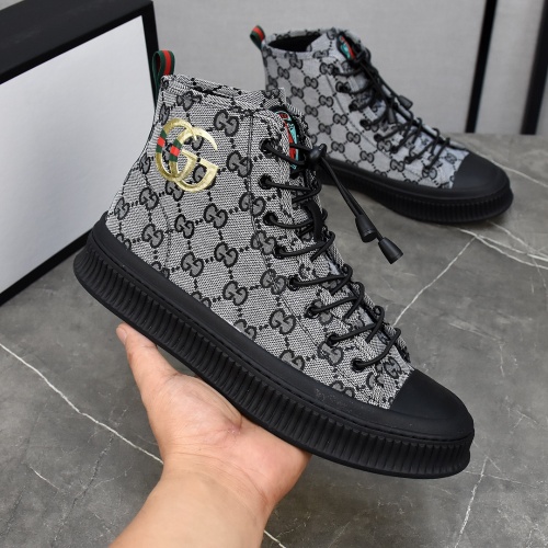 Replica Gucci High Tops Shoes For Men #1148040 $82.00 USD for Wholesale