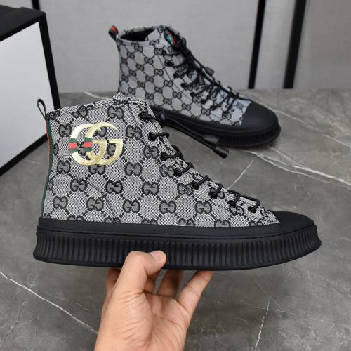 Replica Gucci High Tops Shoes For Men #1148040 $82.00 USD for Wholesale