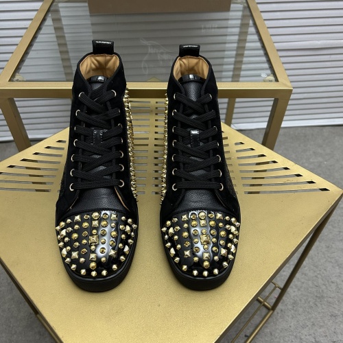 Replica Christian Louboutin High Top Shoes For Men #1148724 $98.00 USD for Wholesale