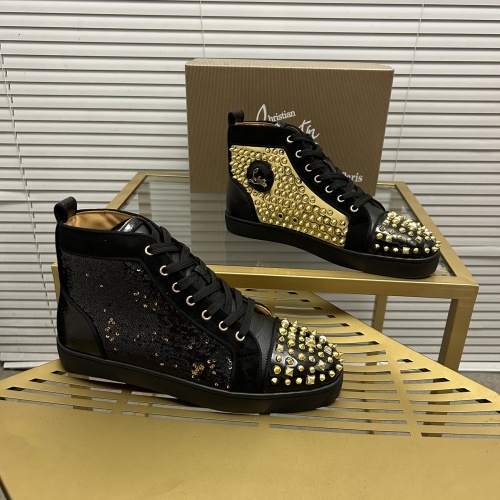 Christian Louboutin High Top Shoes For Women #1148725 $98.00 USD, Wholesale Replica Christian Louboutin High Top Shoes