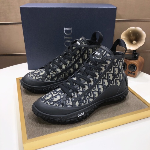 Christian Dior High Top Shoes For Men #1148766 $105.00 USD, Wholesale Replica Christian Dior High Top Shoes