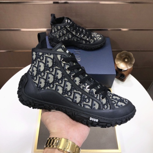 Replica Christian Dior High Top Shoes For Men #1148766 $105.00 USD for Wholesale