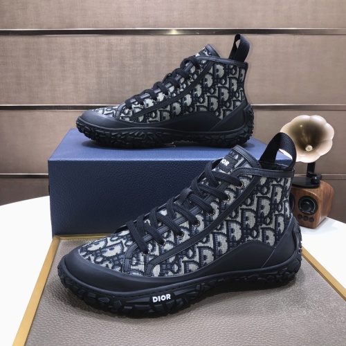 Replica Christian Dior High Top Shoes For Men #1148766 $105.00 USD for Wholesale