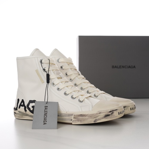 Replica Balenciaga High Tops Shoes For Men #1149612 $108.00 USD for Wholesale