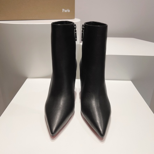 Replica Christian Louboutin Boots For Women #1149971 $158.00 USD for Wholesale