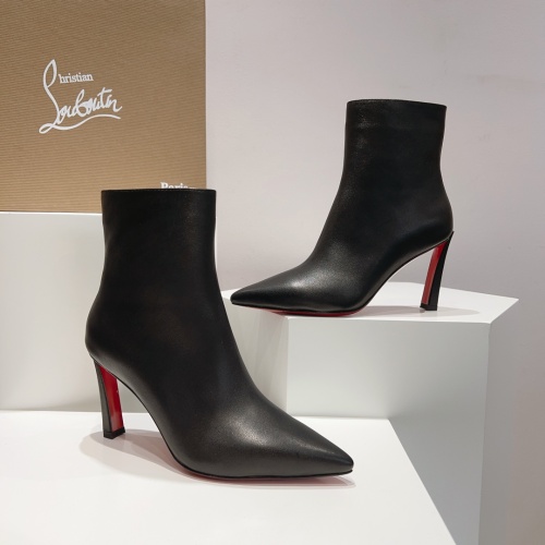 Replica Christian Louboutin Boots For Women #1149971 $158.00 USD for Wholesale