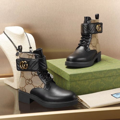 Replica Gucci Boots For Women #1150544 $102.00 USD for Wholesale