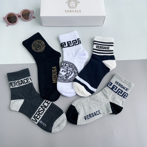 Replica Versace Socks #1151050 $29.00 USD for Wholesale