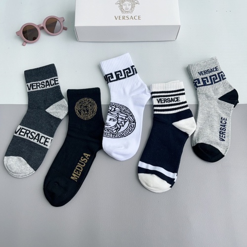 Replica Versace Socks #1151050 $29.00 USD for Wholesale