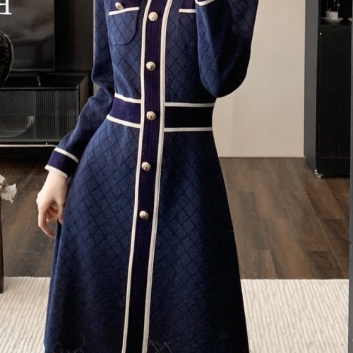 Chanel Dresses Long Sleeved For Women #1152067 $68.00 USD, Wholesale Replica Chanel Dresses