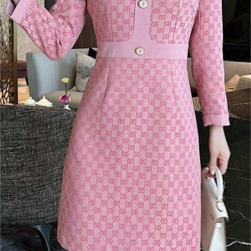 Gucci Dresses Long Sleeved For Women #1152145 $92.00 USD, Wholesale Replica Gucci Dresses