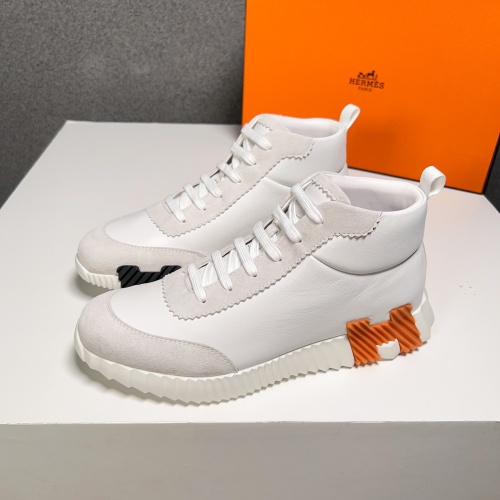 Hermes High Tops Shoes For Men #1155492 $125.00 USD, Wholesale Replica Hermes High Tops Shoes