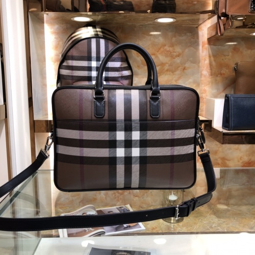 Replica Burberry AAA Man Handbags #1155519 $170.00 USD for Wholesale