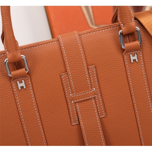 Replica Hermes AAA Man Handbags #1155804 $160.00 USD for Wholesale