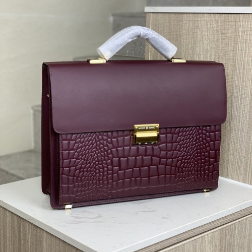 Replica Mont Blanc AAA Man Handbags #1156084 $190.00 USD for Wholesale