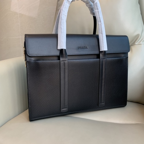 Replica Prada AAA Man Handbags #1156116 $190.00 USD for Wholesale