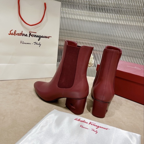 Replica Salvatore Ferragamo Boots For Women #1158270 $128.00 USD for Wholesale