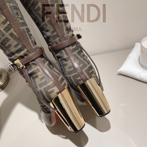 Replica Fendi Fashion Boots For Women #1159045 $160.00 USD for Wholesale