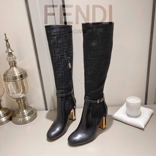 Replica Fendi Fashion Boots For Women #1159046 $160.00 USD for Wholesale