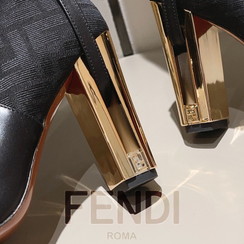 Replica Fendi Fashion Boots For Women #1159046 $160.00 USD for Wholesale