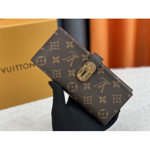 Louis Vuitton AAA Quality Card Case In Brown For Unisex #1159810 $48.00 USD, Wholesale Replica Louis Vuitton AAA+ Quality Wallets