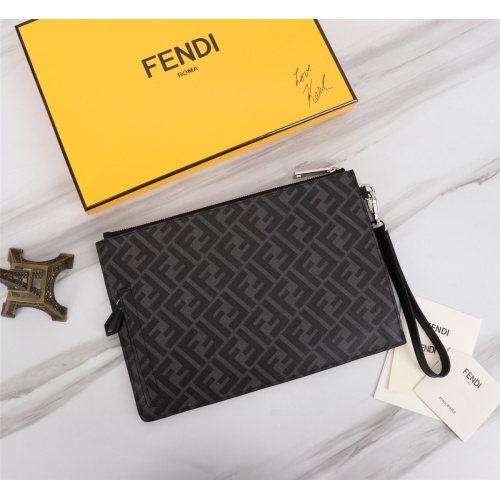 Replica Fendi AAA Man Wallets #1160423 $102.00 USD for Wholesale