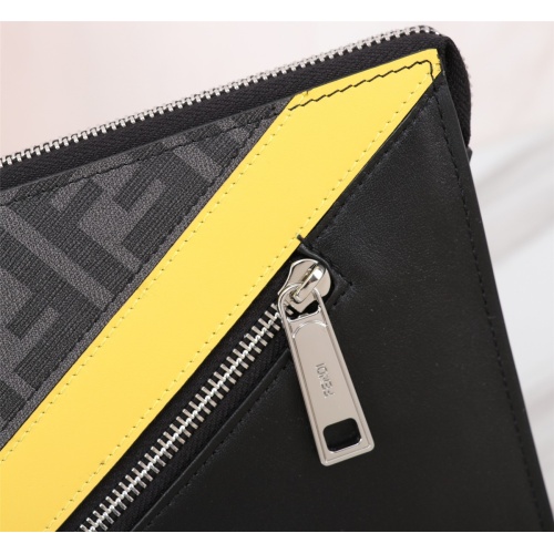 Replica Fendi AAA Man Wallets #1160430 $140.00 USD for Wholesale