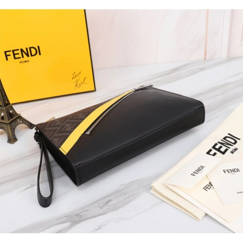 Replica Fendi AAA Man Wallets #1160430 $140.00 USD for Wholesale