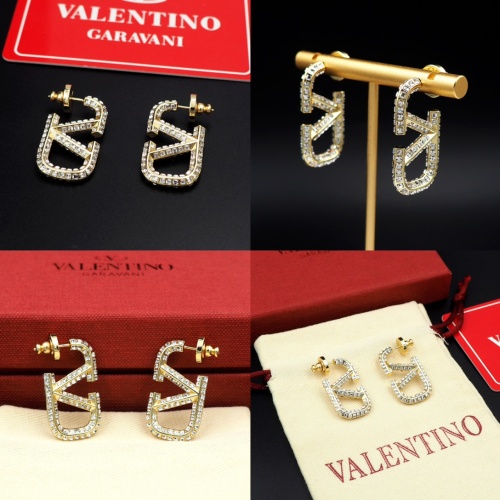 Replica Valentino Earrings For Women #1161961 $29.00 USD for Wholesale