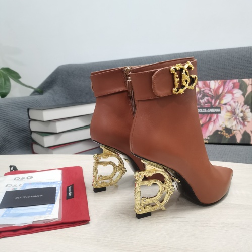 Replica Dolce & Gabbana D&G Boots For Women #1163107 $172.00 USD for Wholesale