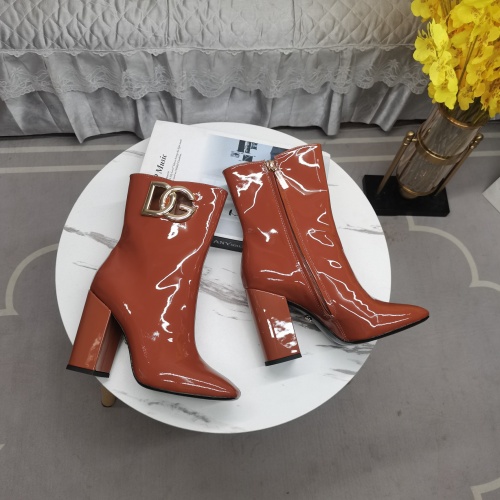 Dolce &amp; Gabbana D&amp;G Boots For Women #1163372 $160.00 USD, Wholesale Replica Dolce &amp; Gabbana D&amp;G Boots