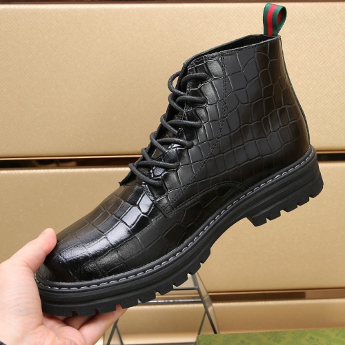 Replica Gucci Boots For Men #1163438 $105.00 USD for Wholesale