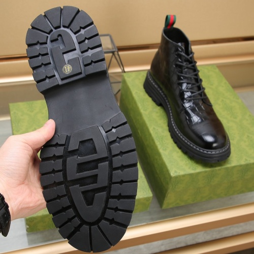 Replica Gucci Boots For Men #1163438 $105.00 USD for Wholesale